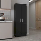 White 5-Shelf Storage Pantry Cabinet