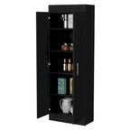 White 5-Shelf Storage Pantry Cabinet