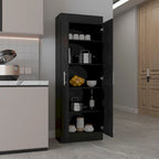 White 5-Shelf Storage Pantry Cabinet