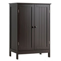 Bathroom Floor Storage Cabinet Double Door Kitchen Cupboard Shoe