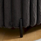 49.2W Oversized Storage Ottoman,Modern Footstool Bench with Metal Legs