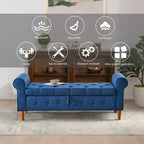 62 Bedroom tufted Button Storage Bench