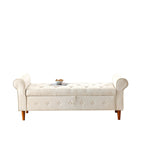 62 Bedroom tufted Button Storage Bench
