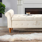 62 Bedroom tufted Button Storage Bench