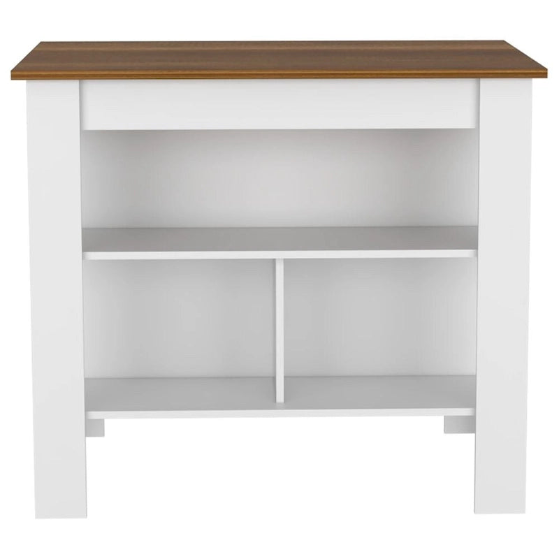 2-Piece Kitchen Set with Kitchen Island and Utility Sink Cabinet