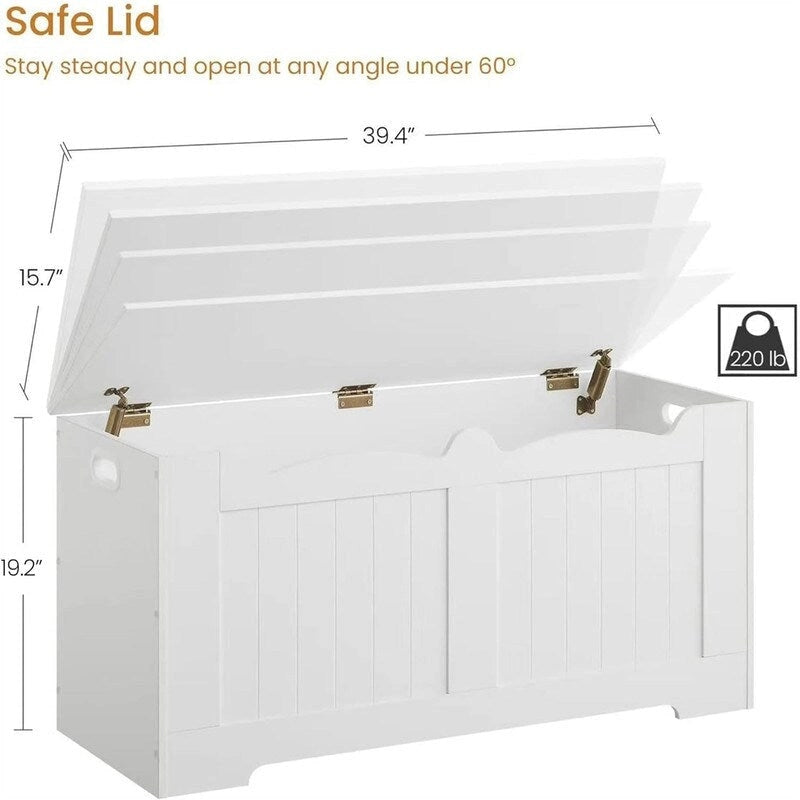 Shoe Bench for Entryway - 15.7D x 39.4W x 19.2H