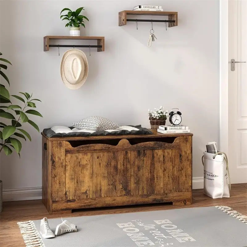 Shoe Bench for Entryway - 15.7D x 39.4W x 19.2H