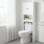 Merax Bathroom Wooden Over-The-Toilet with Adjustable Shelf