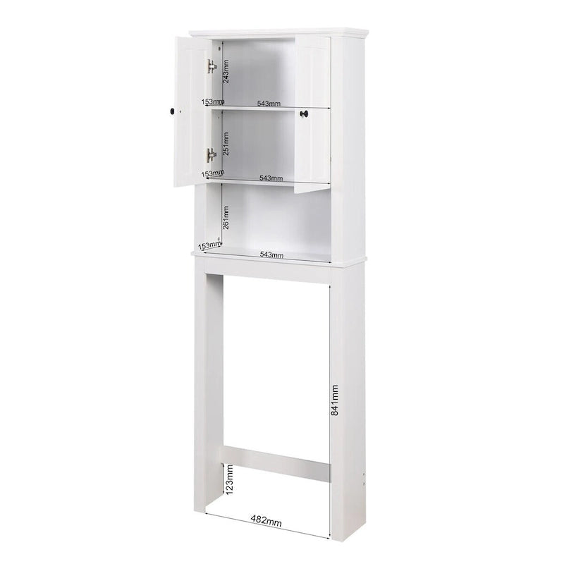Bathroom Wooden Over-The-Toilet with Adjustable Shelf