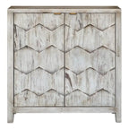 Smoked Ivory Console Cabinet