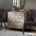 Smoked Ivory Console Cabinet