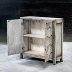 Smoked Ivory Console Cabinet