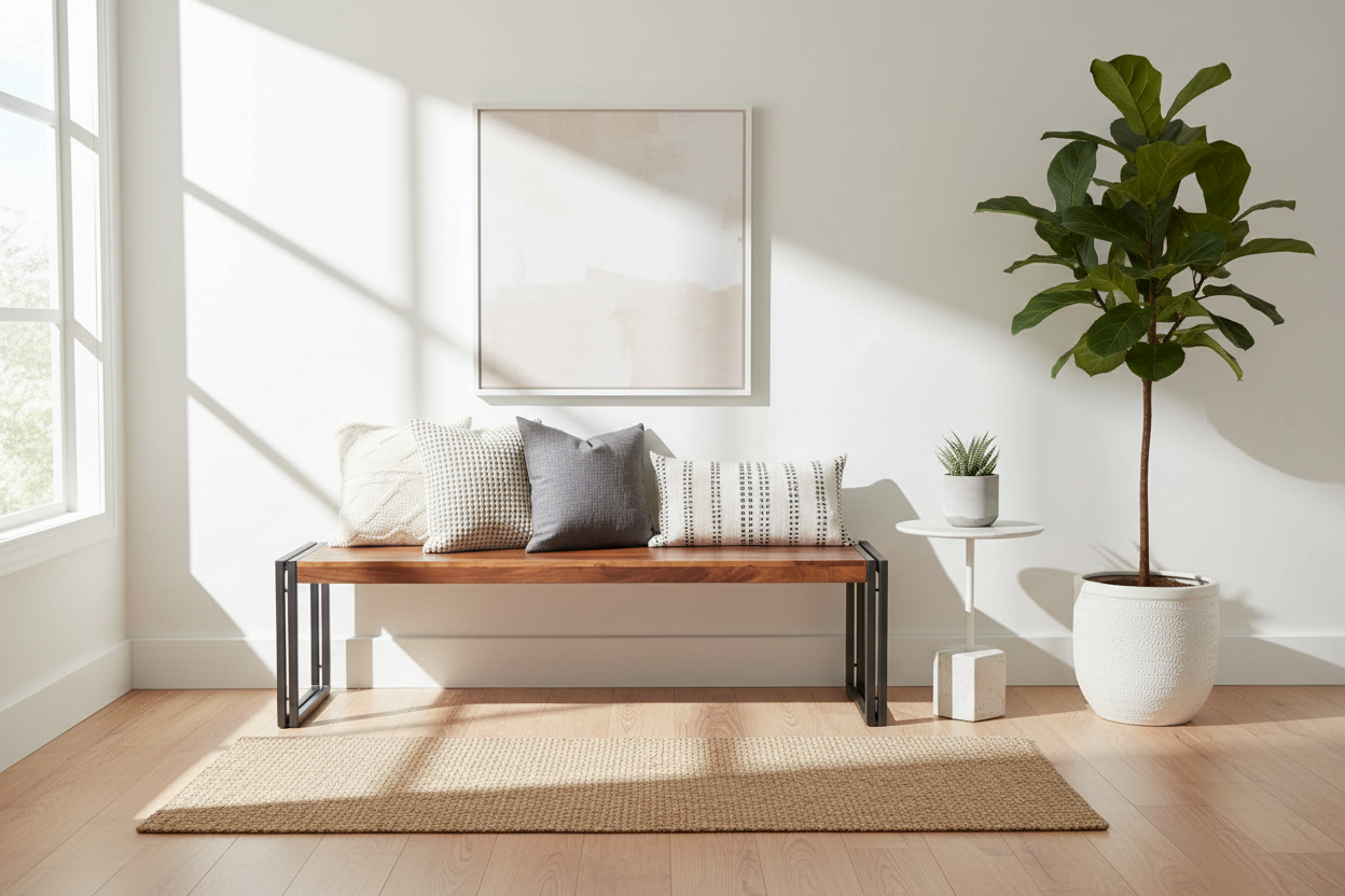 Sheesham Wood Bench