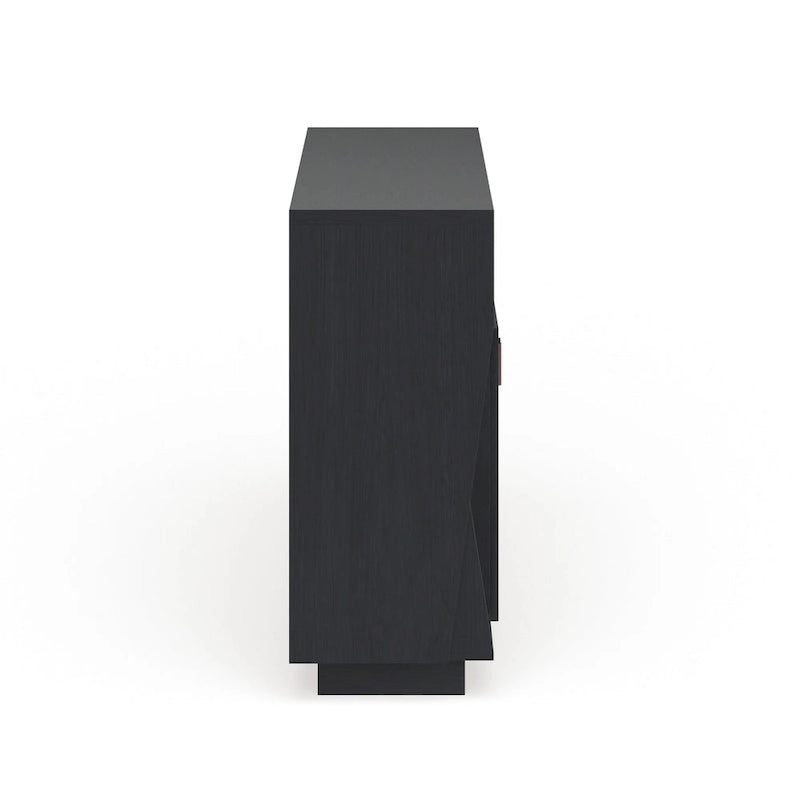 Contemporary Black 47-inch 4-shelf Dining Buffet