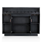 Contemporary Black 47-inch 4-shelf Dining Buffet