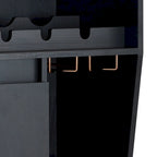Contemporary Black 47-inch 4-shelf Dining Buffet