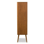 Mid-century Retro Modern 1-drawer Sideboard Storage Cabinet Bookcase Organizer