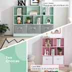 3-Tier Storage Bookcase for Kids, Simple Wood Display Cabinet for Bedroom