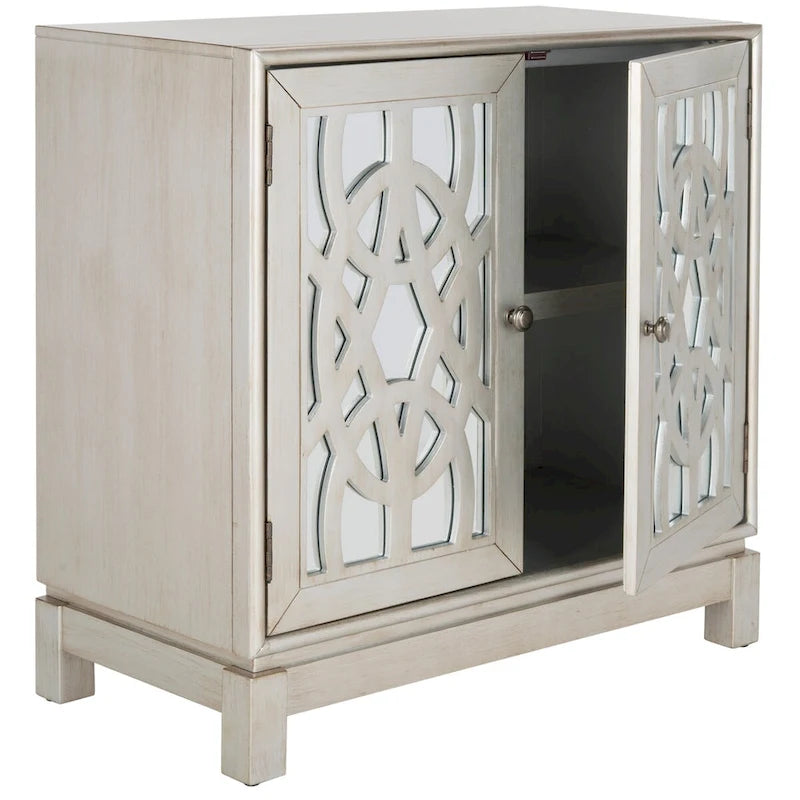 2-Door Nickel Storage Chest - 32Wx16Dx33H