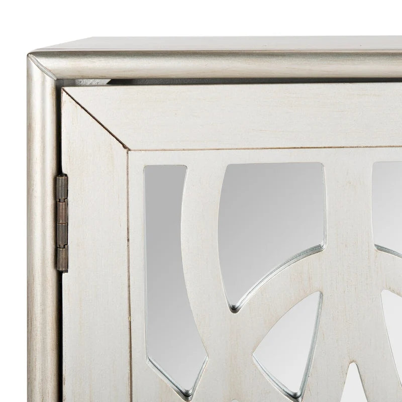 2-Door Nickel Storage Chest - 32Wx16Dx33H