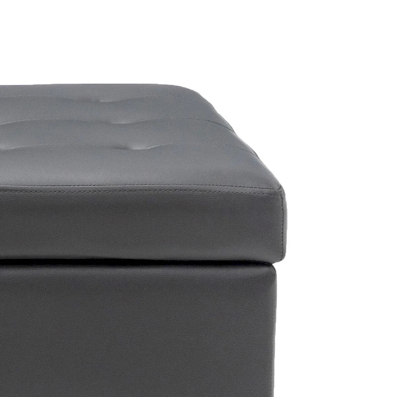 Modern Stylish Upholstered Storage Bench with Flip Top