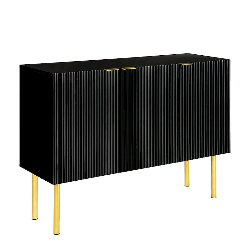 Modern Simple Sideboard Cabinet with Adjustable Shelves for Living Room, Dining Room
