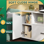 1-Drawer Wood Lateral Filing Cabinet - 15.8D x 36.6W x 25H