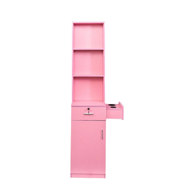 15.67 in. W x 70.87 in. H MDF Freestanding Linen Cabinet with Multi-layer Storage