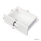 15.67 in. W x 70.87 in. H MDF Freestanding Linen Cabinet with Multi-layer Storage