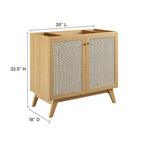 36 Bathroom Vanity Cabinet (Sink Basin Not Included)