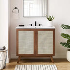 36 Bathroom Vanity Cabinet (Sink Basin Not Included)