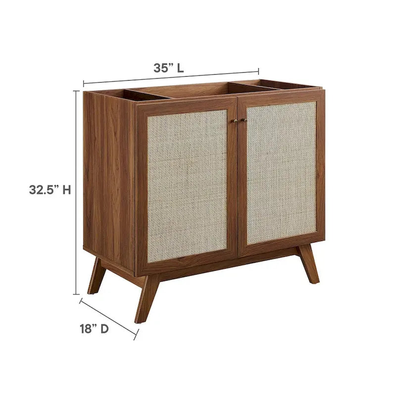 36 Bathroom Vanity Cabinet (Sink Basin Not Included)