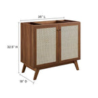 36 Bathroom Vanity Cabinet (Sink Basin Not Included)