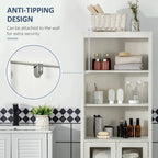 Tall Bathroom Storage Cabinet - 11.75D x 20.75W x 63.75H