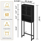 Bathroom Organizer Over Toilet - 9.06D x 24.8W x 65H