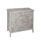 Light Grey 30.71 in. H Storage Cabinet with Shelves - 31.50 x 14.97